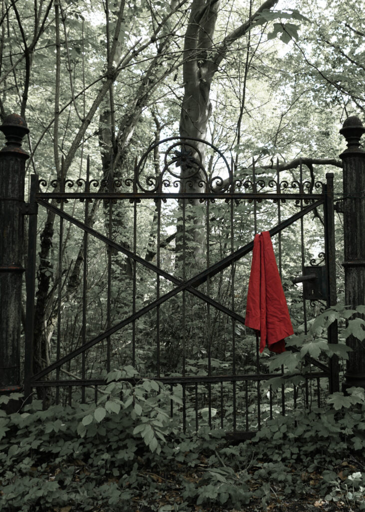 Phantastische Kurzgeschichten - Das rote Tuch am schmiedeeisernen Tor