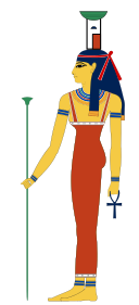 Die ägyptische Göttin Nephthys