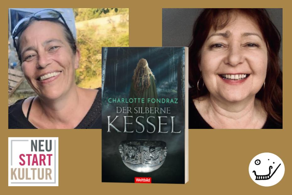 Der silberne Kessel (historischer Roman), Lesung im Rheinhotel Dreesen mit Charlotte Fondraz (Autorin) und Alexia Valembois (Übersetzerin)