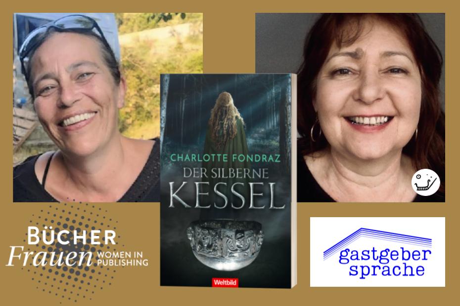 Der silberne Kessel (historischer Roman), Lesung im Doku Blumenthal mit Charlotte Fondraz (Autorin) und Alexia Valembois (Übersetzerin) 