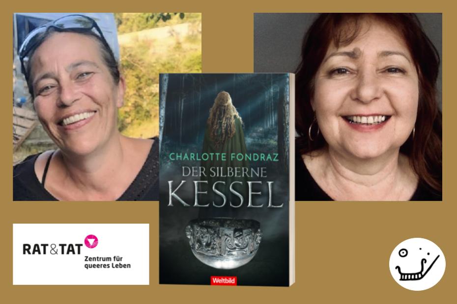 Der silberne Kessel (historischer Roman), Lesung im Rat&Tat-Zentrum mit Charlotte Fondraz (Autorin) und Alexia Valembois (Übersetzerin)